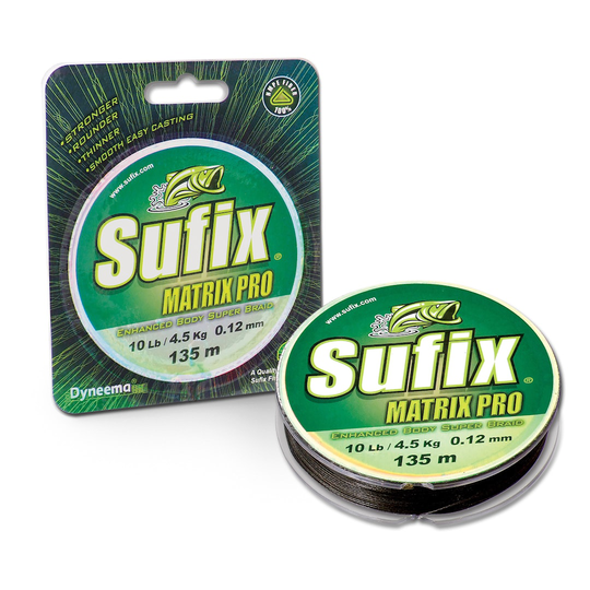 Sufix Matrix Pro 135 m vihreä kuitusiima