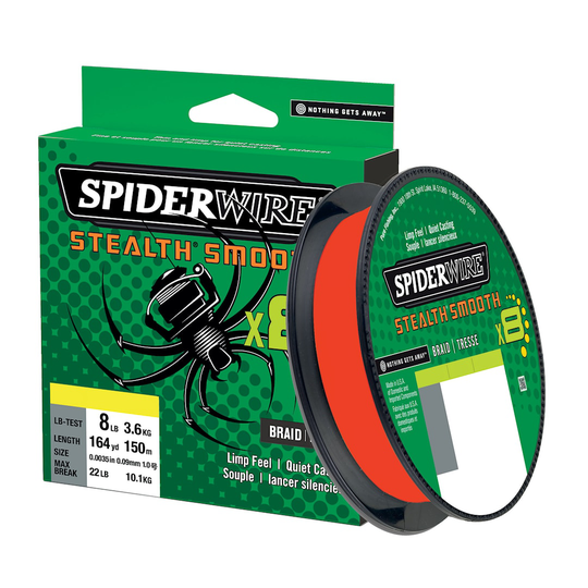 Spiderwire Smooth 8 punainen 150 m
