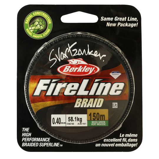 Berkley Fireline Svartzonker 150 m vihreä kuitusiima