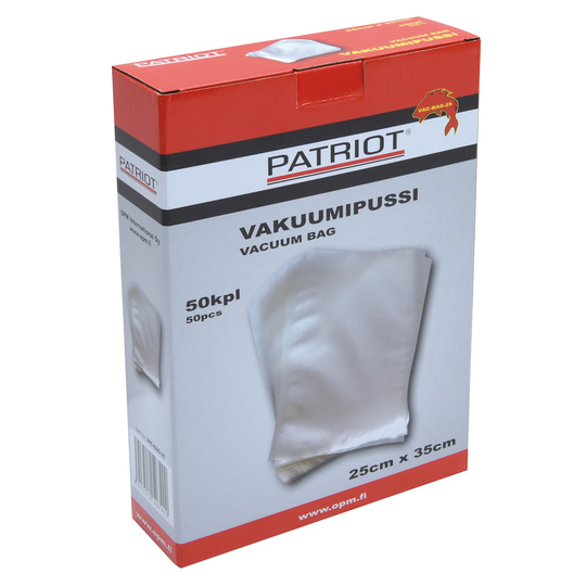 Patriot vakuumipussi 25cm x 35cm 50kpl/pkt