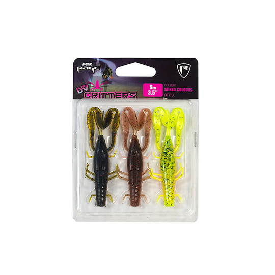Fox Rage Critter UV 7 cm UV jigilajitelma 3kpl/pkt