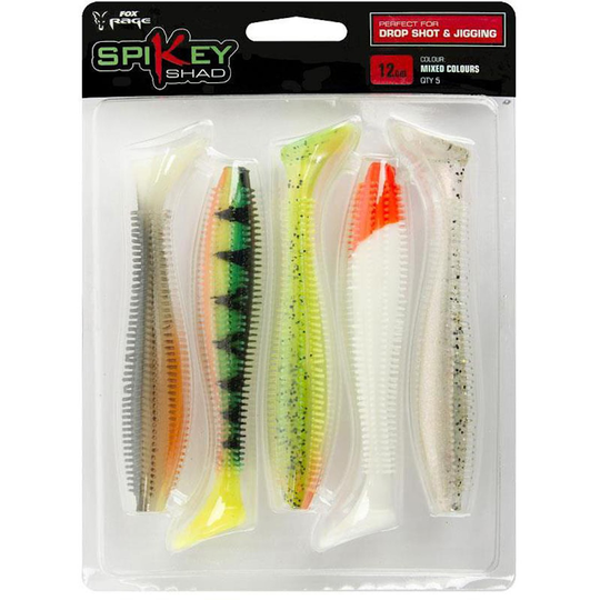 Fox Rage Spikey 12 cm jigi 5 kpl/pkt lajitelma