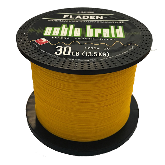 Fladen Maxximus Cable Braid keltainen 1200 m kuitusiima