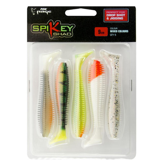Fox Rage Spikey 9 cm jigi 5 kpl/pkt lajitelma