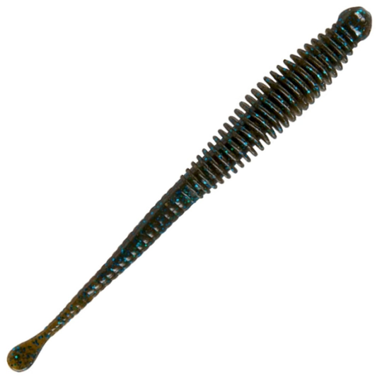 Berkley Rib Snake 5,5" Green Pumpkin Blue Fleck 8 kpl/pkt