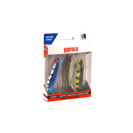 Rapala Kalatakuu Hauki 3 viehesarja