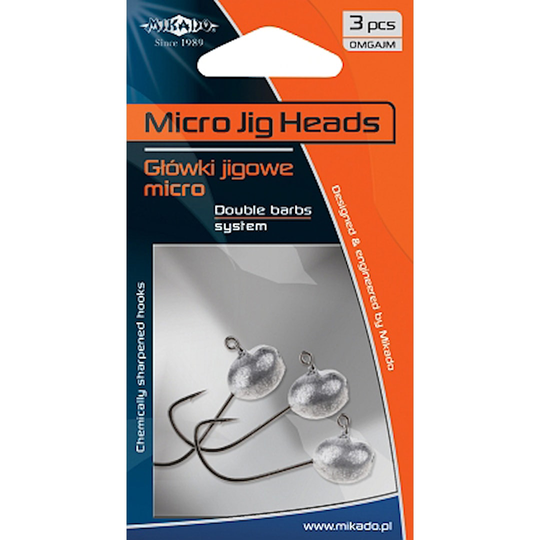 Mikado Aberdeen micro jigipää 6 g 3 kpl/pkt
