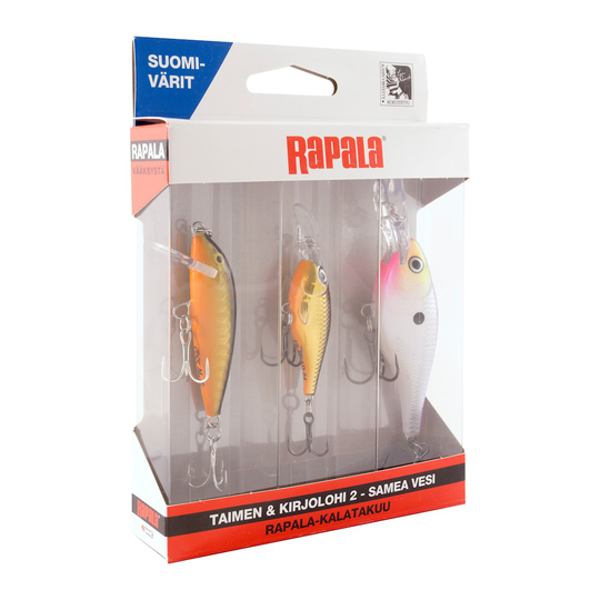 Rapala Kalatakuu Taimen & Kirjolohi 2 viehesarja