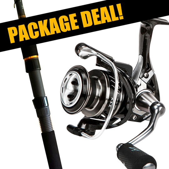 Okuma ITX + Daiwa Aird X avokelasetti