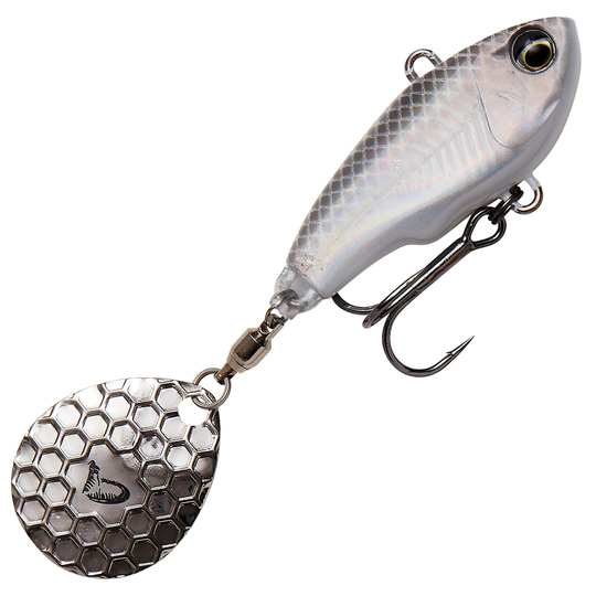 Savage Geat Fat Tail Spin 6,5cm 16g Wite Silver