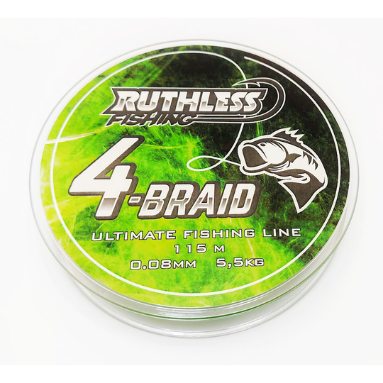 Ruthless 4-Braid vihreä 115 m kuitusiima