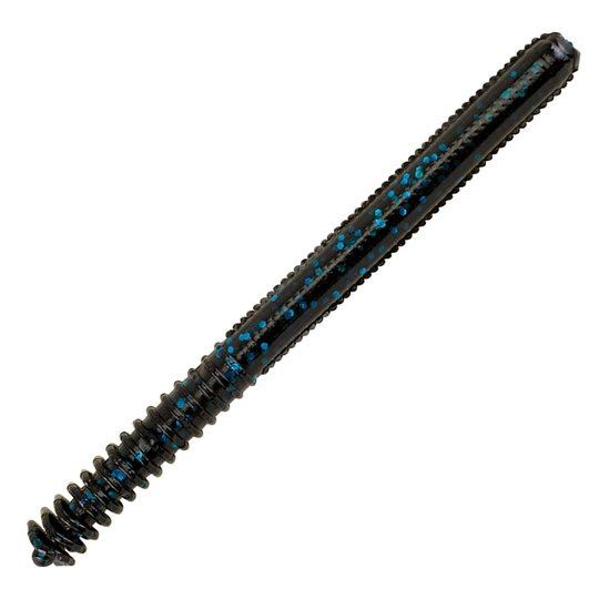 Berkley Lugworm 4" Black Blue Fleck jigi 20 kpl/pkt