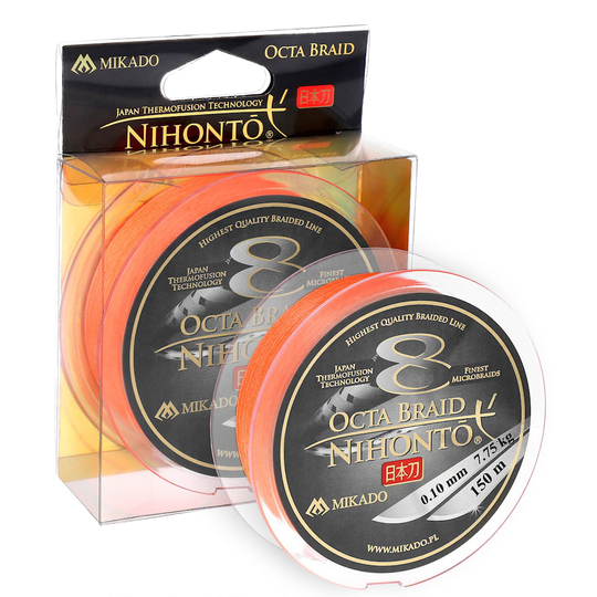 Mikado Nihonto Octa Braid oranssi 150 m kuitusiima