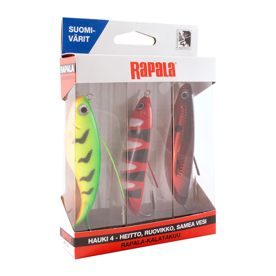 Rapala Kalatakuu Hauki 4 viehesarja