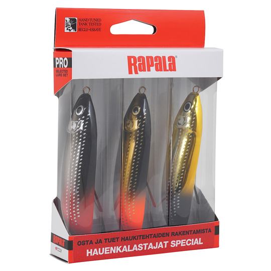 Rapala Minnow Spoon Hauenkalastajat Special viehelajitelma 3kpl/pkt