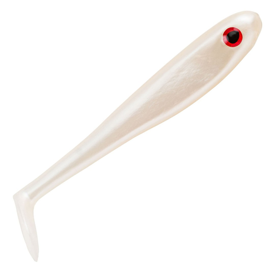 Berkley Hollow Belly 5" Pearl White jigi 3 kpl/pkt