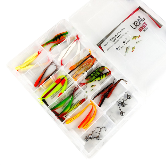 Jasu Tiera jigilajitelma 8 cm 30kpl + jigipäät