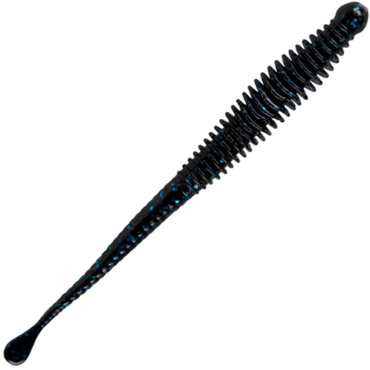 Berkley Rib Snake 5,5" Black Blue Fleck 8 kpl/pkt