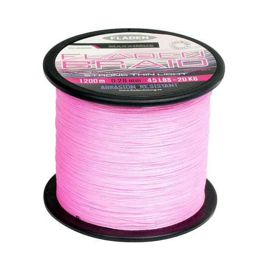 Fladen Maxximus pinkki 1200 m kuitusiima