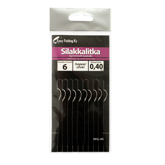 Easy Fishing silakkalitka kymmenellä koukulla