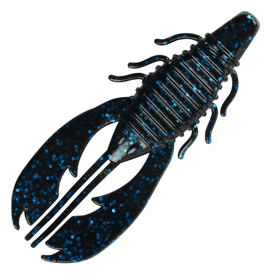 Berkley Craw Fatty 3,25" Black Blue Fleck jigi 8 kpl/pkt