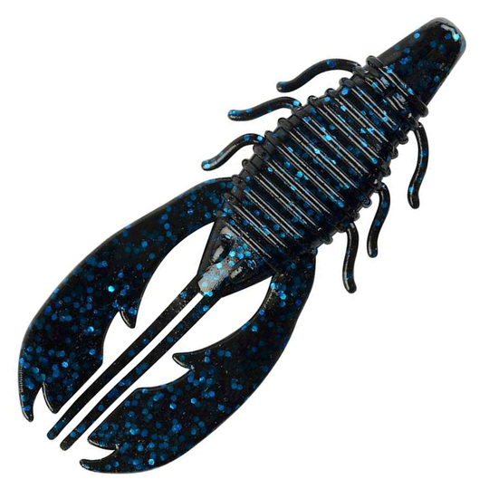 Berkley Havoc Graw Fatty 4" jigi Black Blue Fleck 8 kpl/pkt