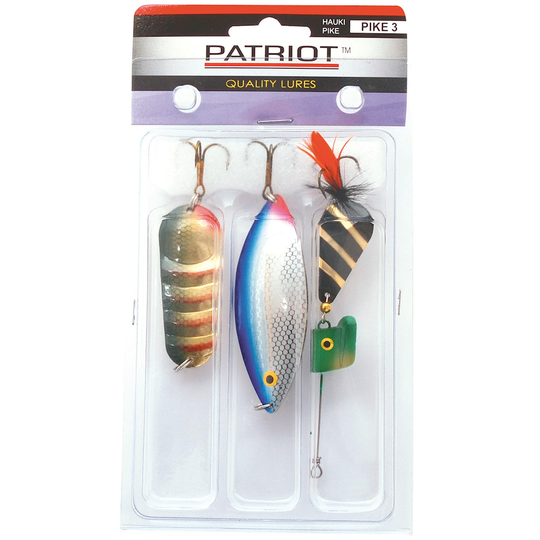 Patriot Hauki DeLuxe lajitelma 3 kpl/pkt