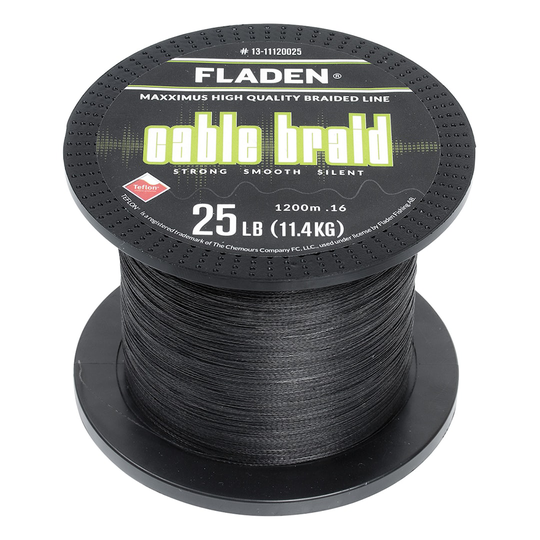 Fladen Maxximus Cable Braid musta 1200 m kuitusiima