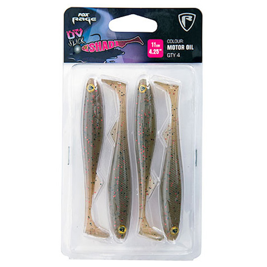 Fox Rage Slick Shad Ultra UV 11 cm jigi 4 kpl/pkt