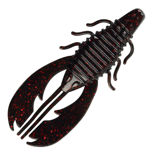 Berkley Craw Fatty 3,25" Black Red Fleck jigi 8 kpl/pkt